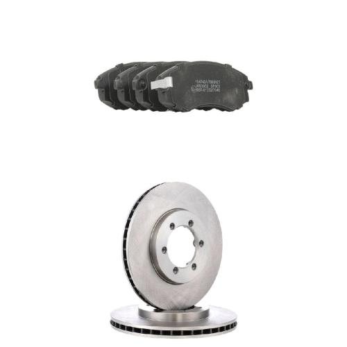 RIDEX Bremsenset Vorne Belüftet Ø278,0mm - Bremsscheiben und Beläge für DAEWOO Bild RIDEX Bremsenset Vorne Belüftet Ø278,0mm - Bremsscheiben und Beläge für DAEWOO