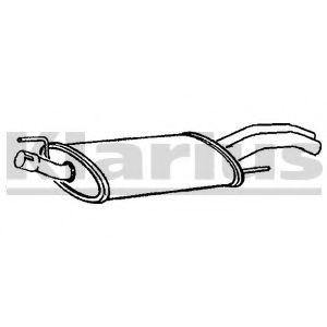 VEGAZ Endschalldämpfer Hinten für VW Golf 1II (1H1) Bild VEGAZ Endschalldämpfer Hinten für VW Golf 1II (1H1)