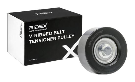 RIDEX 310T0083 Spannrolle Keilrippenriemen für FORD FOCUS (DAW, DBW) 1049577 Bild RIDEX 310T0083 Spannrolle Keilrippenriemen für FORD FOCUS (DAW, DBW) 1049577