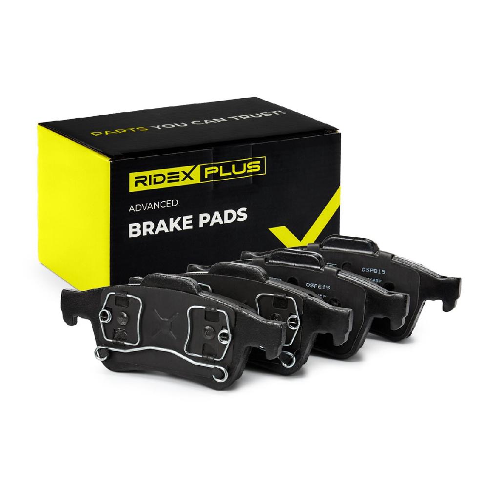 RIDEX PLUS Bremsbelagsatz Bremsbeläge Hinten für FORD Focus II Schrägheck