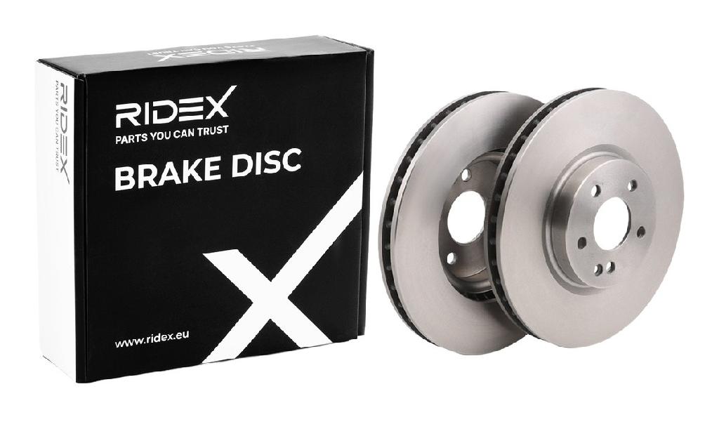 RIDEX 82B1662 2x Bremsscheiben Vorne Ø330mm Belüftet 4474210012 A4474210012