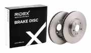 RIDEX 82B1662 2x Bremsscheiben Vorne Ø330mm Belüftet 4474210012 A4474210012