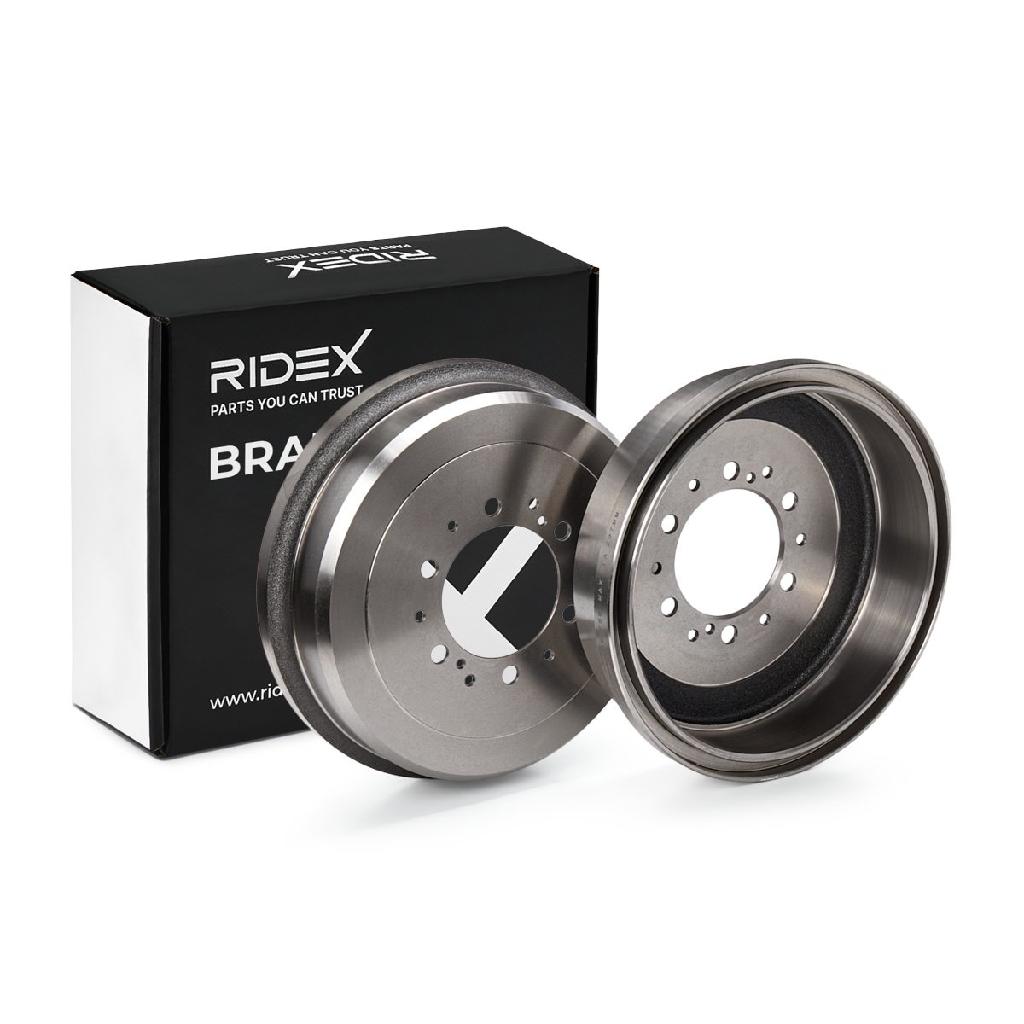 RIDEX 123B0014 2x Bremstrommeln Set Hinten AußenØ343mm für TOYOTA für VW