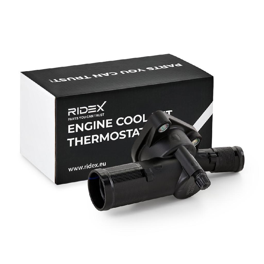 RIDEX 316T0059 Thermostat Kühlmittel Kühlwasserthermostat mit Gehäuse mit 89°C