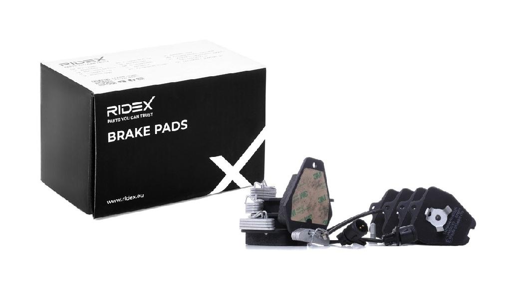 RIDEX Bremsbelagsatz Bremsbeläge Vorne für AUDI A4 Limousine (8D2, B5) A8