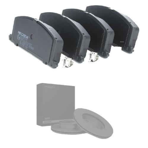 RIDEX Bremsenset Vorne Belüftet Ø238mm - Bremsscheiben und Beläge für TOYOTA Bild RIDEX Bremsenset Vorne Belüftet Ø238mm - Bremsscheiben und Beläge für TOYOTA