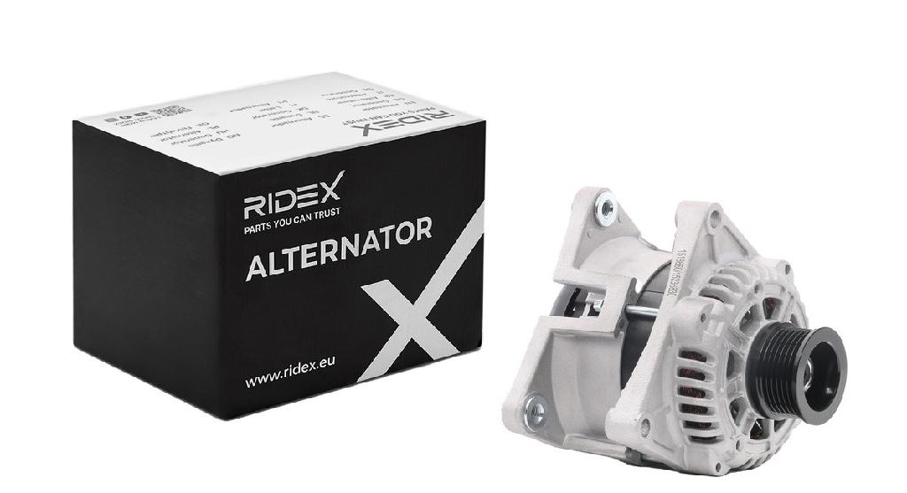RIDEX 4G1004 Lichtmaschine 100A 12V Drehrichtung im Uhrzeigersinn mit für OPEL