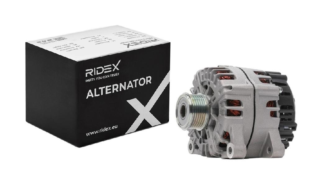 RIDEX 4G0493 Lichtmaschine 180A 12V Drehrichtung im Uhrzeigersinn mit 9661544880