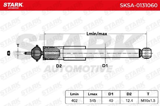 STARK SKSA-0131060 2x Stoßdämpfer Gasdruck Vorne passend für MERCEDES-BENZ Bild STARK SKSA-0131060 2x Stoßdämpfer Gasdruck Vorne passend für MERCEDES-BENZ