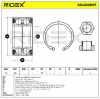 RIDEX 654W0057 Radlagersatz pro 1 Rad Vorne beidseitig für FORD 1141771 728103 Bild RIDEX 654W0057 Radlagersatz pro 1 Rad Vorne beidseitig für FORD 1141771 728103