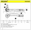 RIDEX Spurstangenkopf Vorderachse rechts Traggelenk M14X1,5 914T0492 für SUZUKI Bild RIDEX Spurstangenkopf Vorderachse rechts Traggelenk M14X1,5 914T0492 für SUZUKI
