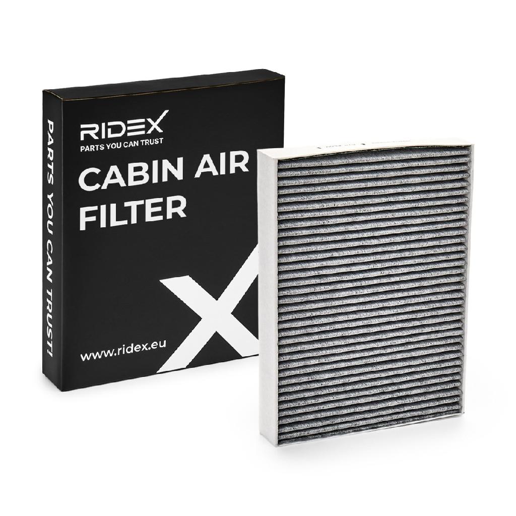 RIDEX 424I0017 Innenraumfilter Pollenfilter Aktivkohlefilter Höhe: 30 Breite: