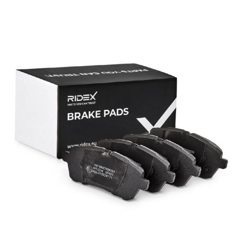 RIDEX Bremsbelagsatz Bremsbeläge Vorne für FORD Fiesta Mk6 Schrägheck (JA8, JR8) Bild RIDEX Bremsbelagsatz Bremsbeläge Vorne für FORD Fiesta Mk6 Schrägheck (JA8, JR8)