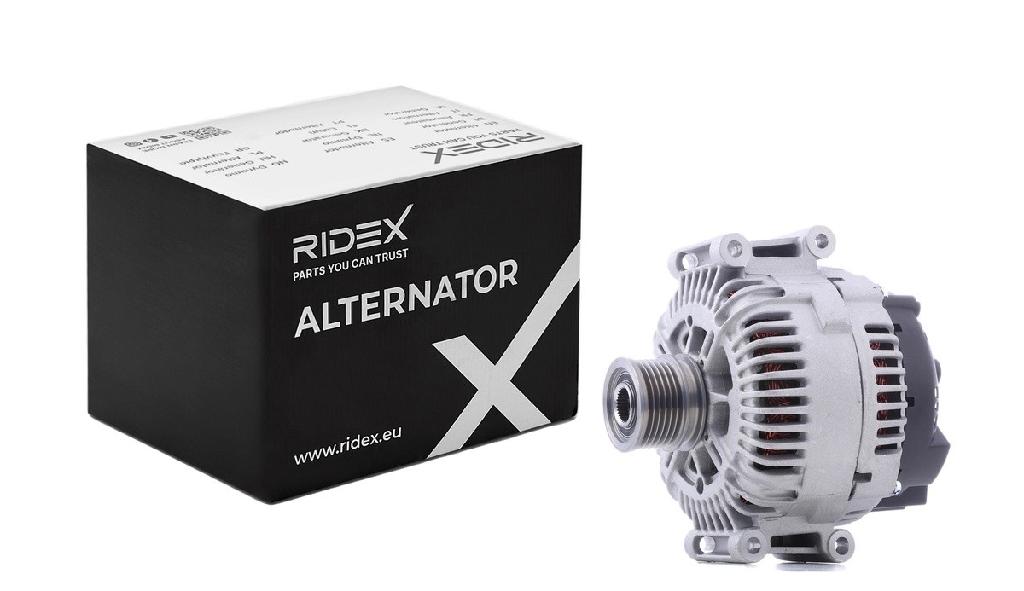 RIDEX 4G0585 Lichtmaschine 180A 12V Drehrichtung im Uhrzeigersinn mit