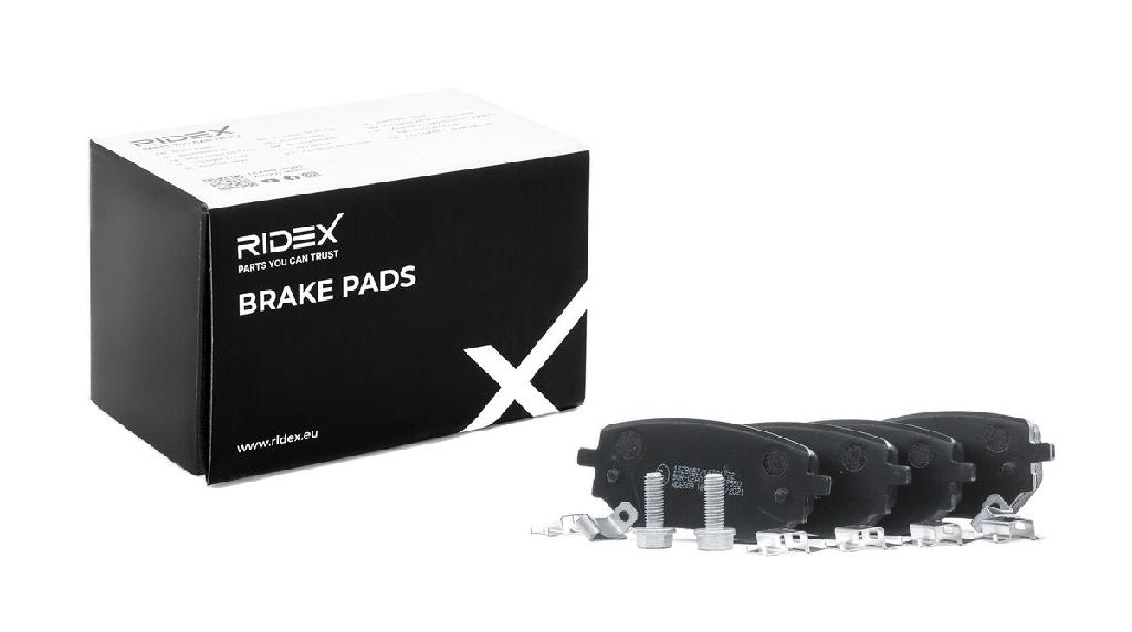 RIDEX Bremsbelagsatz Bremsbeläge Hinten für NISSAN NP300 Navara Pickup (D23)