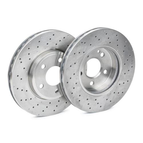 RIDEX 82B0750 2x Bremsscheiben Vorne Ø295mm gelocht/innenbel. 2464212512 Bild RIDEX 82B0750 2x Bremsscheiben Vorne Ø295mm gelocht/innenbel. 2464212512