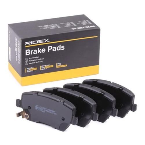 RIDEX Bremsbelagsatz Bremsbeläge Vorne für RENAULT Clio 1V Schrägheck (BH) Bild RIDEX Bremsbelagsatz Bremsbeläge Vorne für RENAULT Clio 1V Schrägheck (BH)