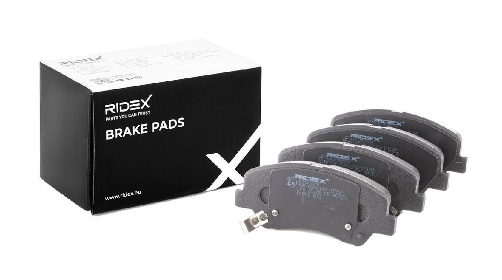 RIDEX Bremsbelagsatz Bremsbeläge Vorne für HYUNDAI i20 Schrägheck (GB, IB)