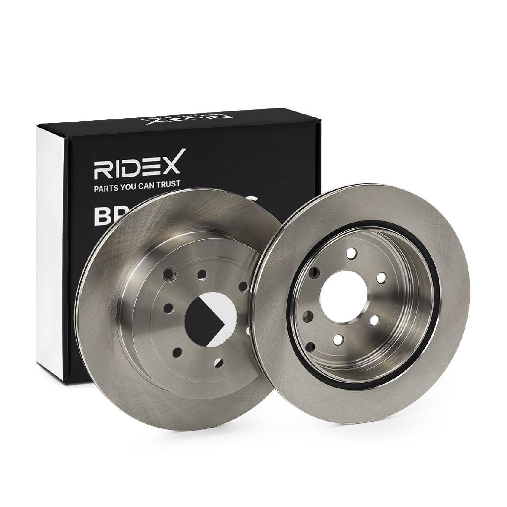 RIDEX 82B0515 2x Bremsscheiben Hinten Ø307,8mm Belüftet für NISSAN