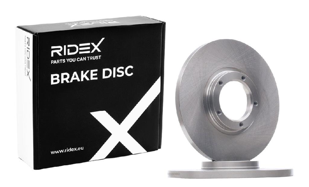 RIDEX 82B0912 2x Bremsscheiben Vorne Ø254mm voll für FORD TRANSIT Kasten