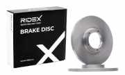 RIDEX 82B0912 2x Bremsscheiben Vorne Ø254mm voll für FORD TRANSIT Kasten