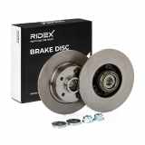 RIDEX 82B0823 2x Bremsscheiben Hinten Ø274mm voll für RENAULT Scénic 1II