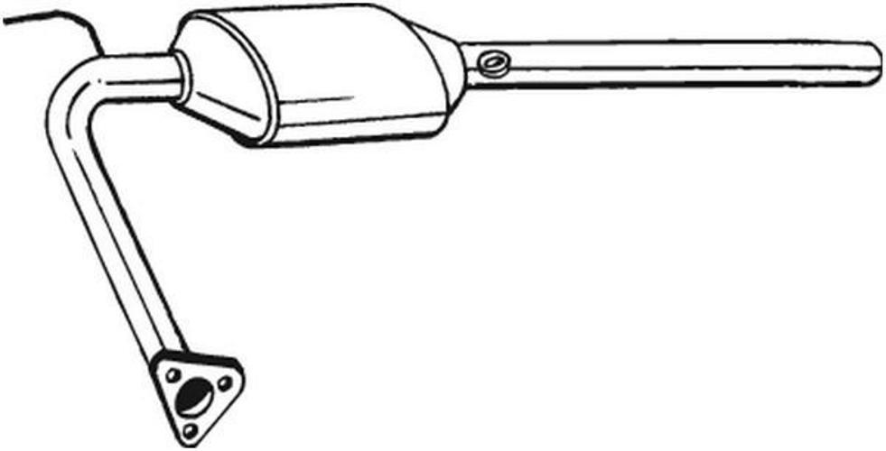 VEGAZ VK-835 Katalysator Kat mit Anbau-/Befestigungsmaterial Euro 1/Euro 2