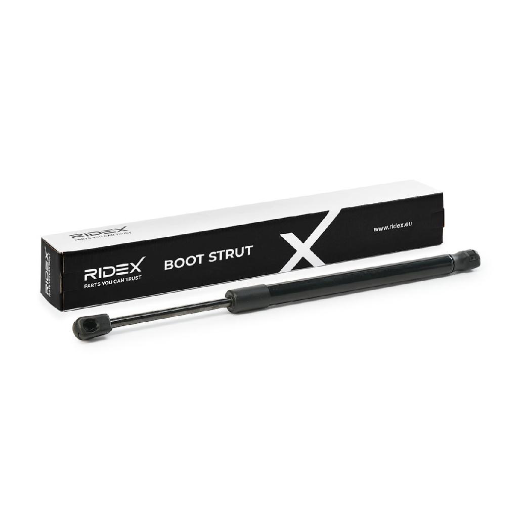 RIDEX 219G0042 Heckklappendämpfer Fahrzeugheckklappe Länge:370mm 320N Hub: 110mm