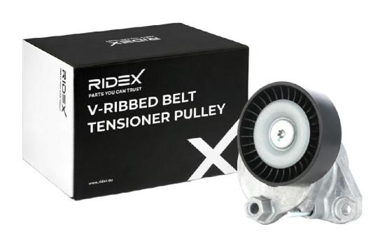 RIDEX 310T0058 Spannrolle Keilrippenriemen passend für MERCEDES-BENZ 04862624AA Bild RIDEX 310T0058 Spannrolle Keilrippenriemen passend für MERCEDES-BENZ 04862624AA