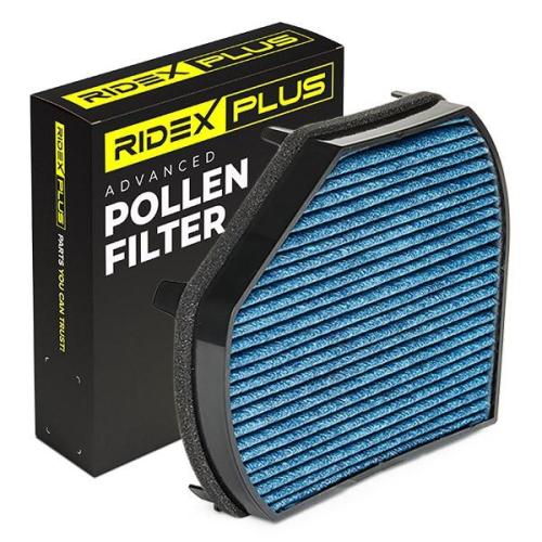 RIDEX PLUS 424I0580P Innenraumfilter Pollenfilter Aktivkohlefilter Höhe: 54 Bild RIDEX PLUS 424I0580P Innenraumfilter Pollenfilter Aktivkohlefilter Höhe: 54