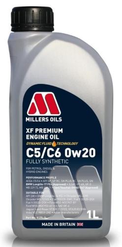 MILLERS OILS Motoröl 0W-20 XF Premium Motor Öl ACEA C5 ACEA C6 API SP-RC C5/C6 Bild MILLERS OILS Motoröl 0W-20 XF Premium Motor Öl ACEA C5 ACEA C6 API SP-RC C5/C6