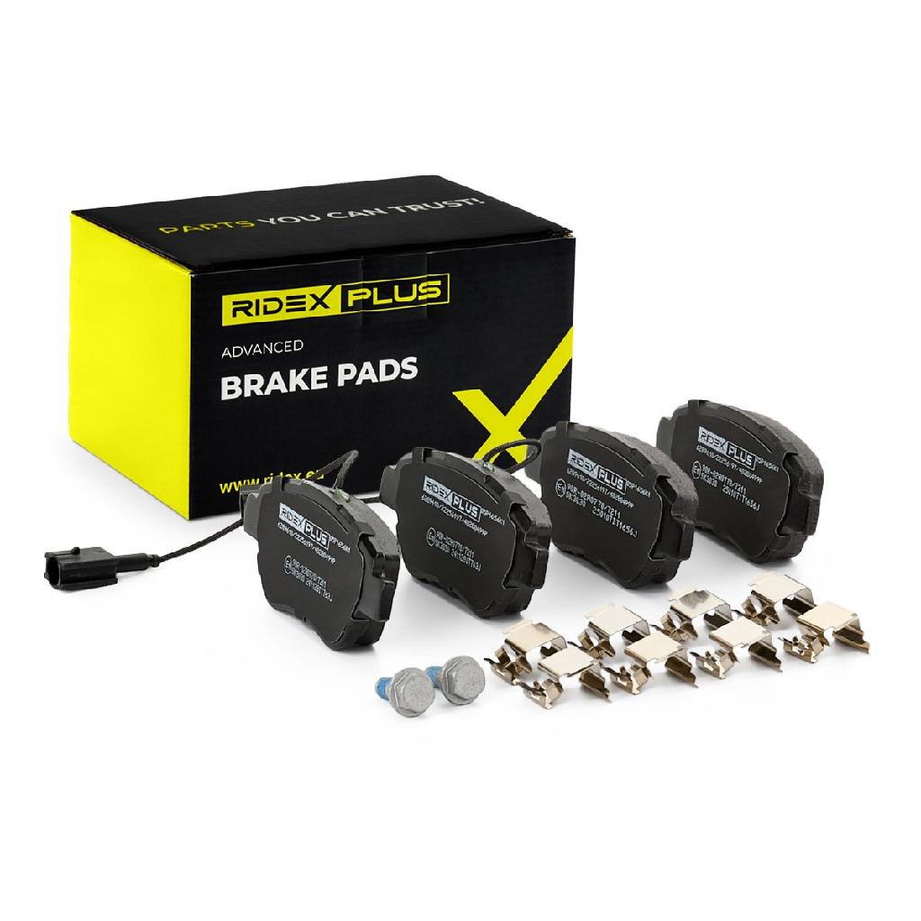 RIDEX PLUS Bremsbelagsatz Bremsbeläge Vorne für FIAT PANDA (169) GRANDE PUNTO