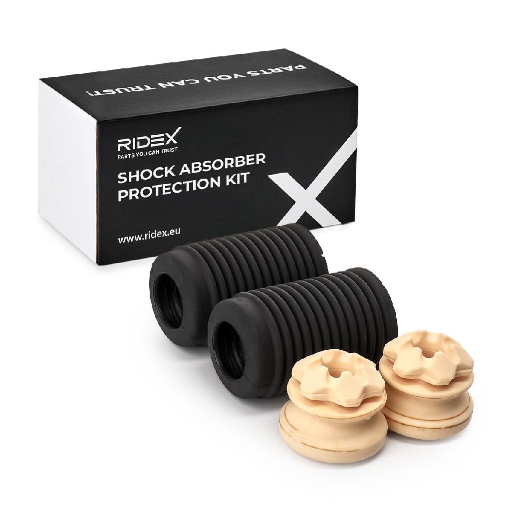 RIDEX Staubschutzsatz Stoßdämpfer Vorne Service Kit für BMW 5 Touring (F11) X5