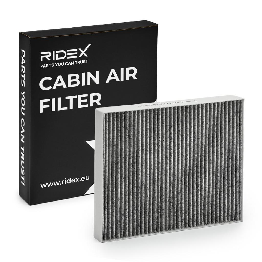 RIDEX 424I0087 Innenraumfilter Pollenfilter Aktivkohlefilter Höhe: 30 Breite: