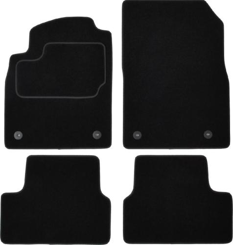 CUSTOPOL OPL85C Fußmatten Set Vorne und Hinten für OPEL ASTRA J Astra J GTC Bild CUSTOPOL OPL85C Fußmatten Set Vorne und Hinten für OPEL ASTRA J Astra J GTC