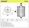RIDEX 9F0019 Kraftstofffilter Filter Cartridge mit Dichtungen für OPEL 13333985 Bild RIDEX 9F0019 Kraftstofffilter Filter Cartridge mit Dichtungen für OPEL 13333985