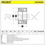 RIDEX 654W0056 Radlagersatz pro 1 Rad Vorne beidseitig Hinten für VW 701498625