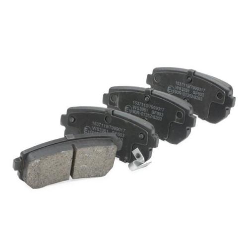 RIDEX Bremsbelagsatz Bremsbeläge Hinten für HYUNDAI Tucson (TL, TLE) für KIA Bild RIDEX Bremsbelagsatz Bremsbeläge Hinten für HYUNDAI Tucson (TL, TLE) für KIA