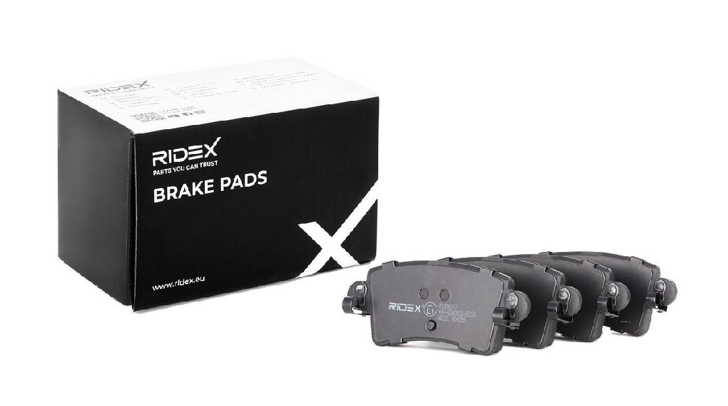 RIDEX Bremsbelagsatz Bremsbeläge Hinten für RENAULT Master 1I Kasten (FD)
