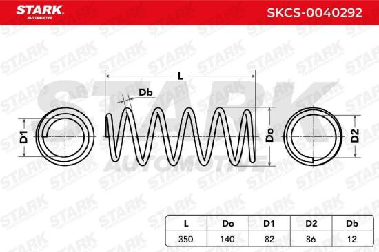 STARK SKCS-0040292 2x Federn Fahrwerksfedern Vorne für VW POLO (9N) Bild STARK SKCS-0040292 2x Federn Fahrwerksfedern Vorne für VW POLO (9N)