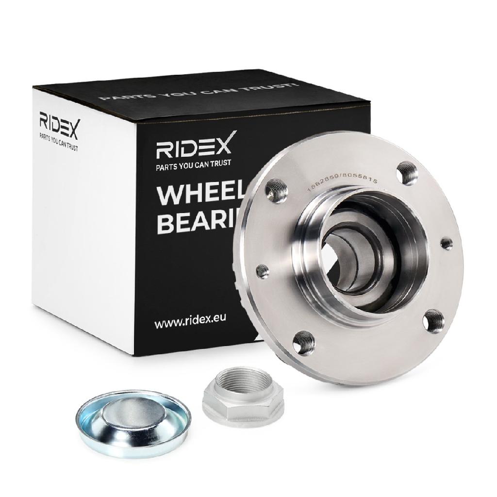 RIDEX 654W0585 Radlagersatz pro 1 Rad Hinten beidseitig passend für PEUGEOT 207