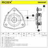 RIDEX 1180S0387 Federbeinstützlager Vorne für MITSUBISHI ASX (GAW) MR316457 Bild RIDEX 1180S0387 Federbeinstützlager Vorne für MITSUBISHI ASX (GAW) MR316457