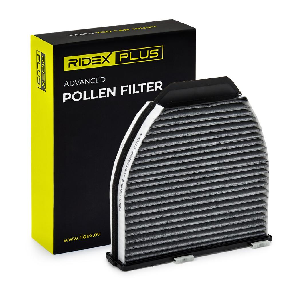 RIDEX PLUS 424I0070P Innenraumfilter Pollenfilter Aktivkohlefilter Höhe: 72