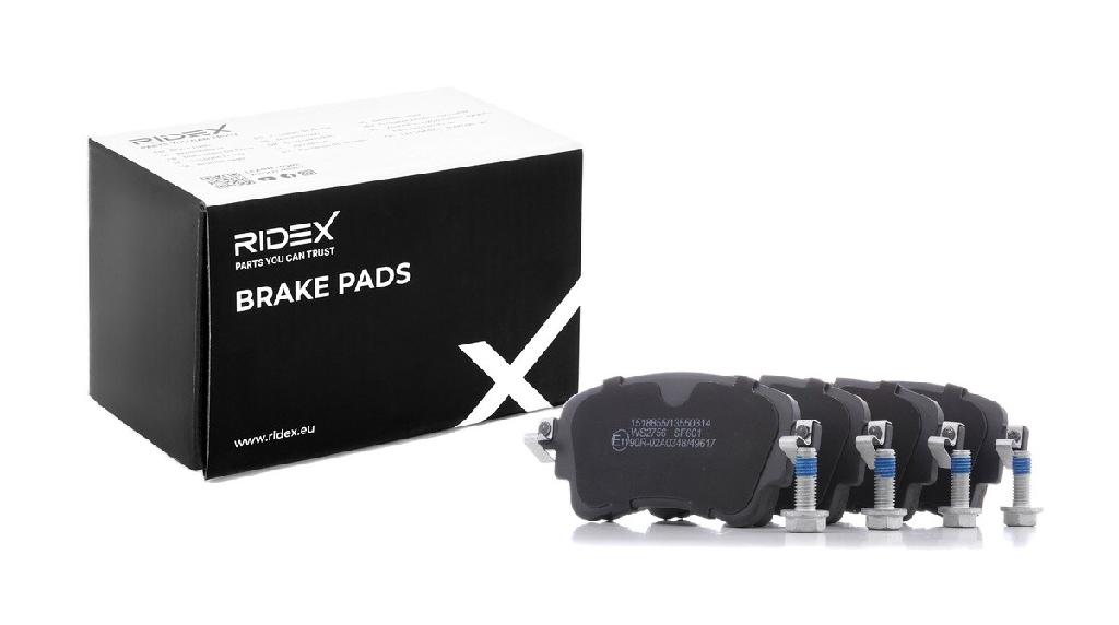 RIDEX Bremsbelagsatz Bremsbeläge Hinten für AUDI A4 B9 Avant (8W5, 8WD) A6 Avant