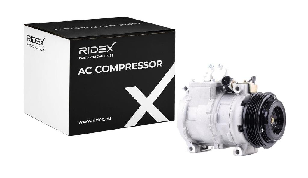 RIDEX A/C Kompressor für Klimaanlage Klimakompressor mit ID: 10PA17 Kältemittel: