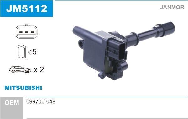 JANMOR JM5112 Zündspule für MITSUBISHI Space Star (DGA) 099700048