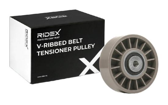 RIDEX 310T0003 Spannrolle Keilrippenriemen passend für MERCEDES-BENZ Stufenheck Bild RIDEX 310T0003 Spannrolle Keilrippenriemen passend für MERCEDES-BENZ Stufenheck