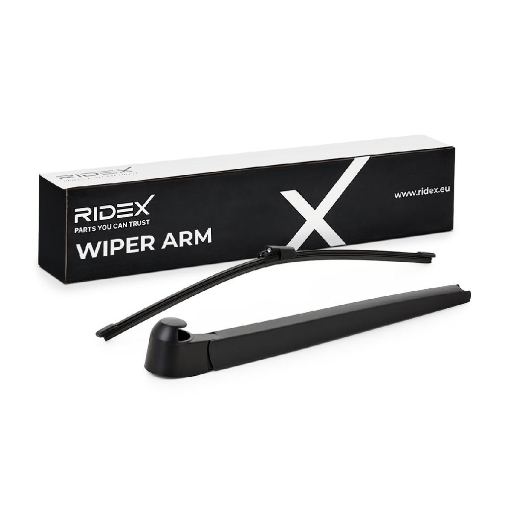 RIDEX Wischerarm Scheibenwischerarm 301W0063 hinten mit Wischblatt für VW