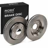 RIDEX 82B0247 2x Bremsscheiben Vorne Ø293mm Belüftet für HONDA CR-V III
