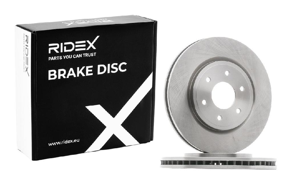 RIDEX 82B0307 2x Bremsscheiben Vorne Ø295,6mm Belüftet für NISSAN